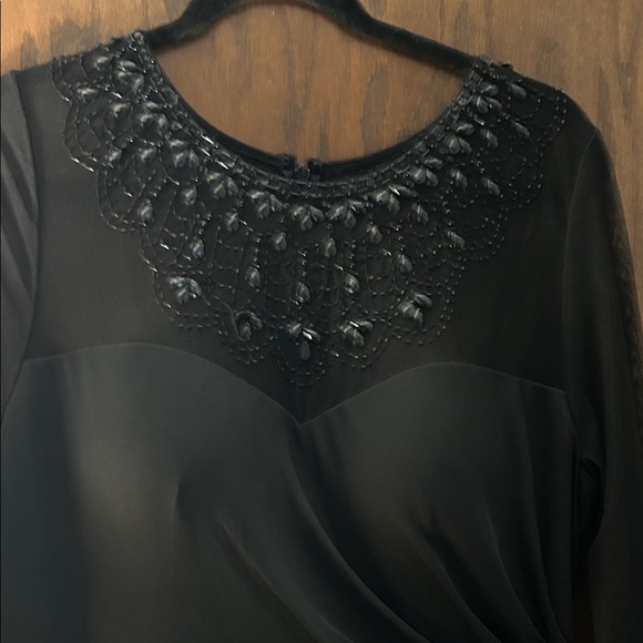 Alex Evenings Elegant Black Gown Size 14 - Picture 3 of 4